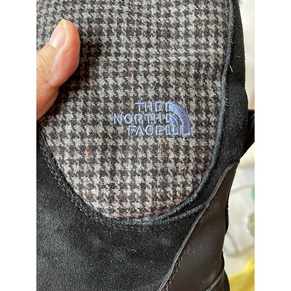 The North Face Shellista Tall Lace Black Gray Snow Boots Women Sz 8.5 - Picture 10 of 12